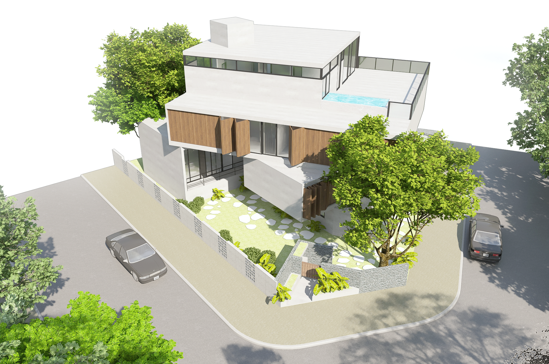 Architecture that improves the quality of life, changes in appearance of area